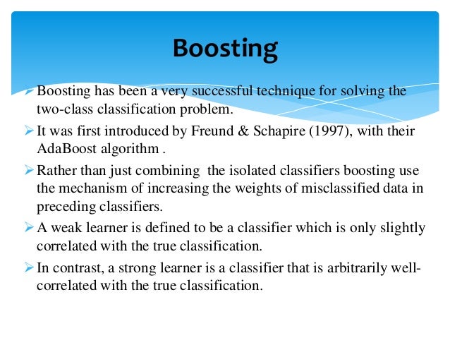 boosting algorithm