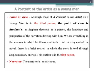 A Portrait of the artist as a young man | PPTX