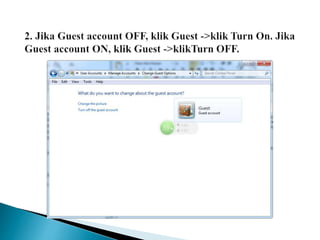 user account