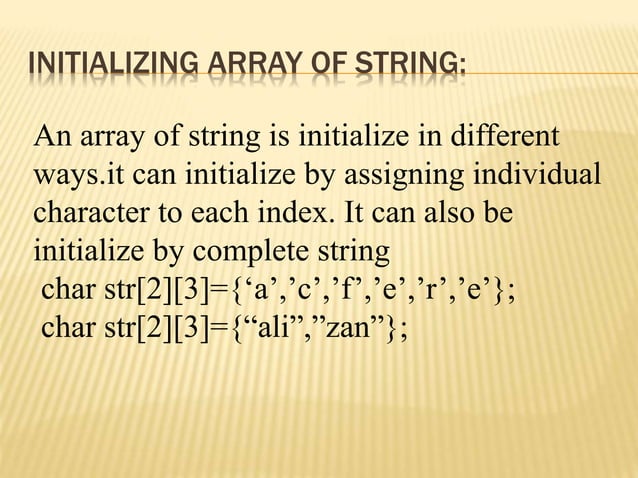 String Handling in c++ | PPTX | Programming Languages | Computing