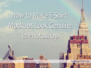 How to Make T-Shirt Graphics Look Realistic in Photoshop