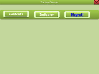 Contents BiografiIndicator
The Heat Transfer
 