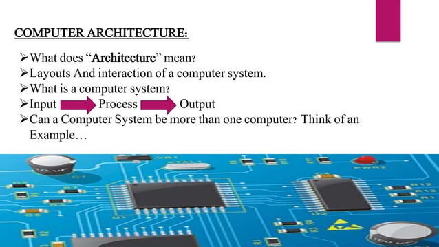Computer Architecture | PPT