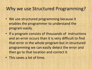 structured programming | PPTX