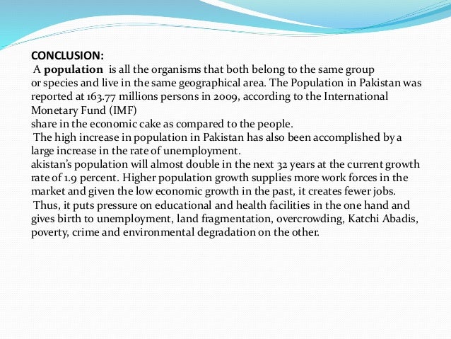 Growing population essay