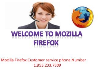 Mozilla Firefox Customer service phone Number
1.855.233.7309
 