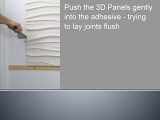  How to Install 3D Textured Wall Panels