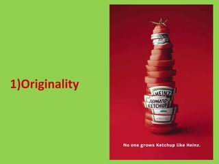 1)Originality
 