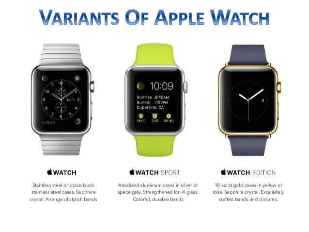apple watch sizes series 3