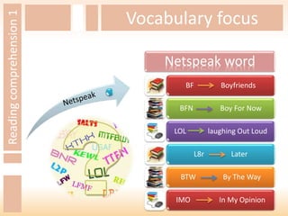 Reading comprehension | PPTX