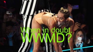 When in doubt.
WWMD?
 