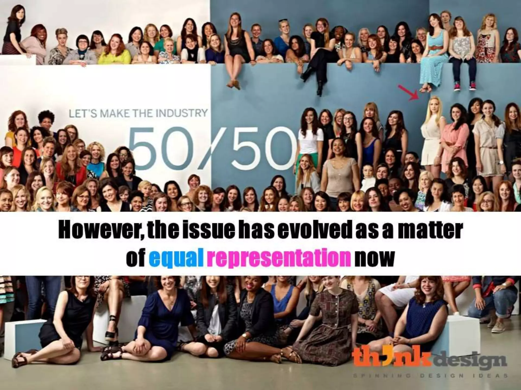 However, the issue has evolved as a
matter of equal representation now
 