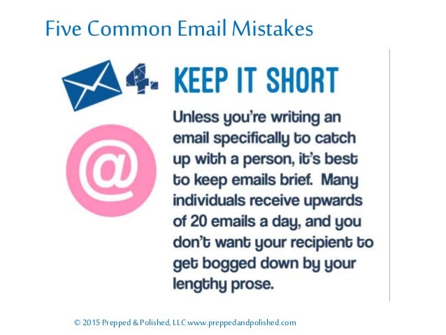 Five Common Email Mistakes You Must Avoid