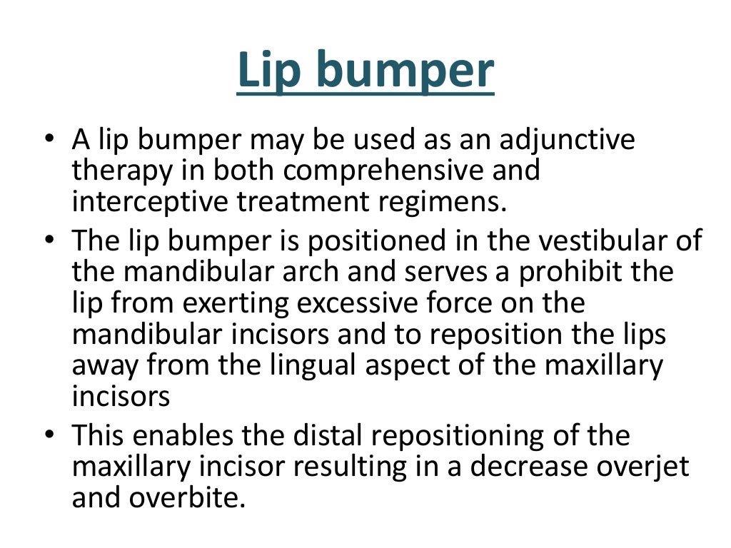 MANAGEMENT OF BRUXISM, LIP BITING AND MASOCHISTIC HABITS