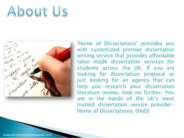 Dissertations writing service