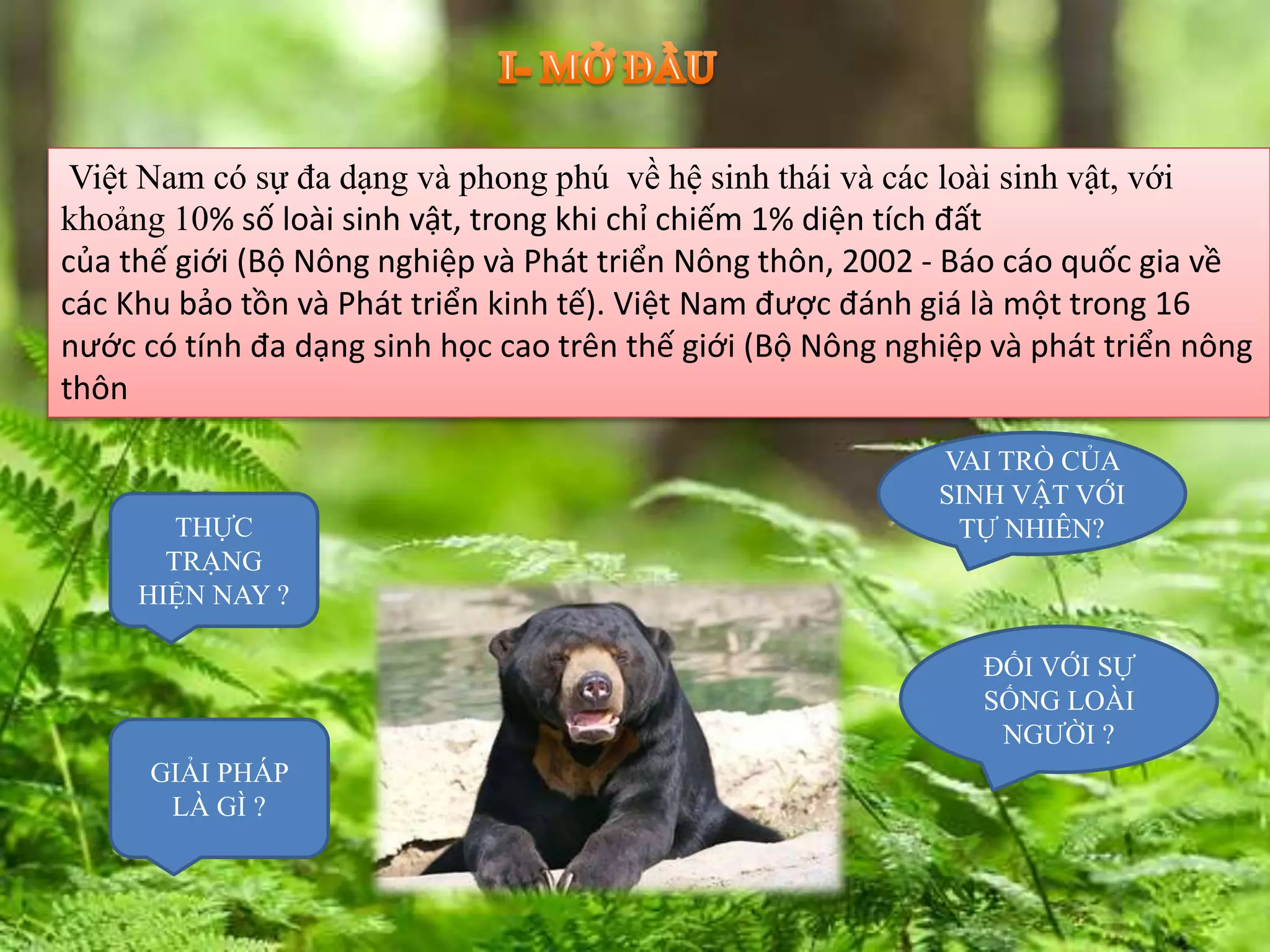 Tài nguyên sinh vật | PPTX