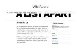 AlistApart
 