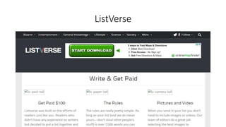 ListVerse
 