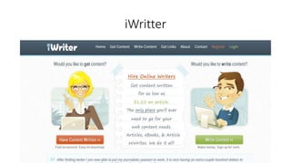 iWritter
 