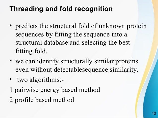 methods for protein structure prediction