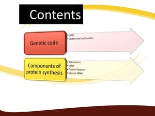 genetic code | PPTX