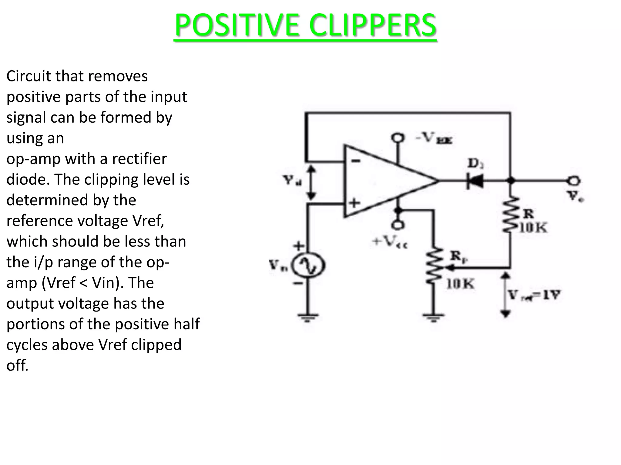 Presentation on clippers and clampers | PPTX