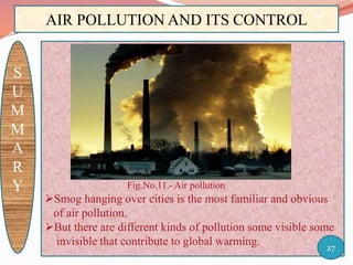 AIR POLLUTION AND ITS CONTROL THROUGH BIOTECHNOLOGY | PPTX