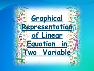 LINEAR EQUATION IN TWO VARIABLES | PPT