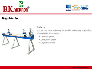 Chisel Morticing Machine Manufacturer of Chisel Mortising Machine | PPTX