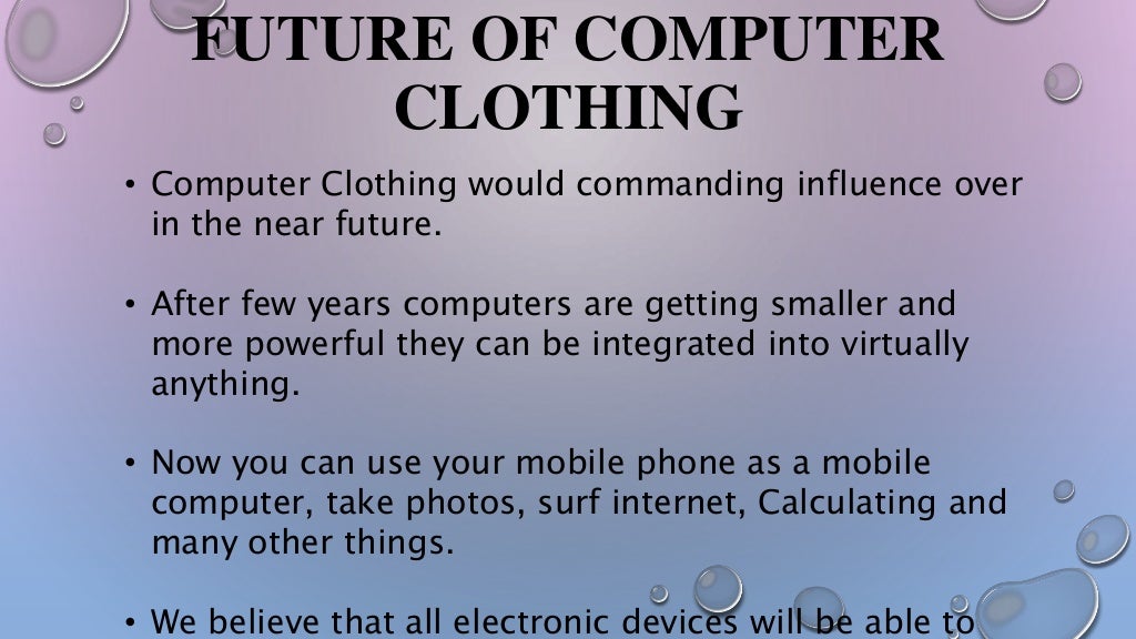 COMPUTER CLOTHING