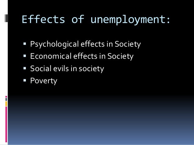 unemployment in pakistan unemployment effects on society