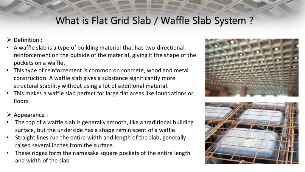 Flat Grid / Waffle Slab