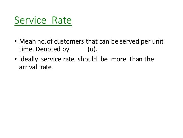 queuing theory