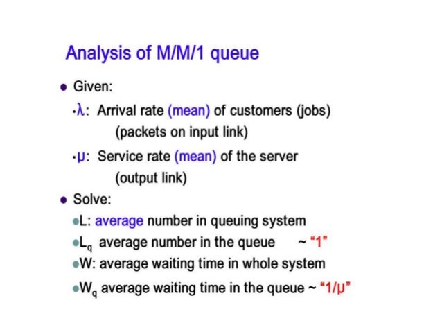 queuing theory