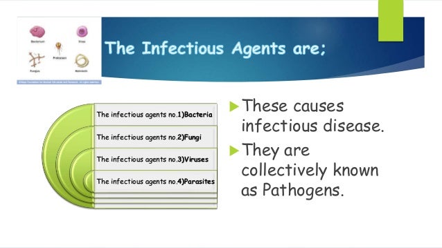 what are the 5 types of infectious agents