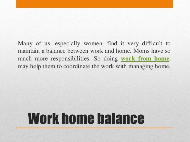 What are the advantages and disadvantages of working from home?