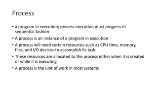 Basic concept of process | PPTX