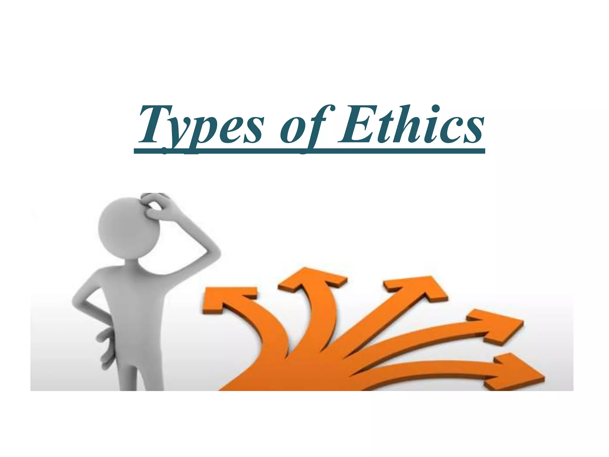 Types of Ethics
 