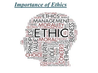 Importance of Ethics
 