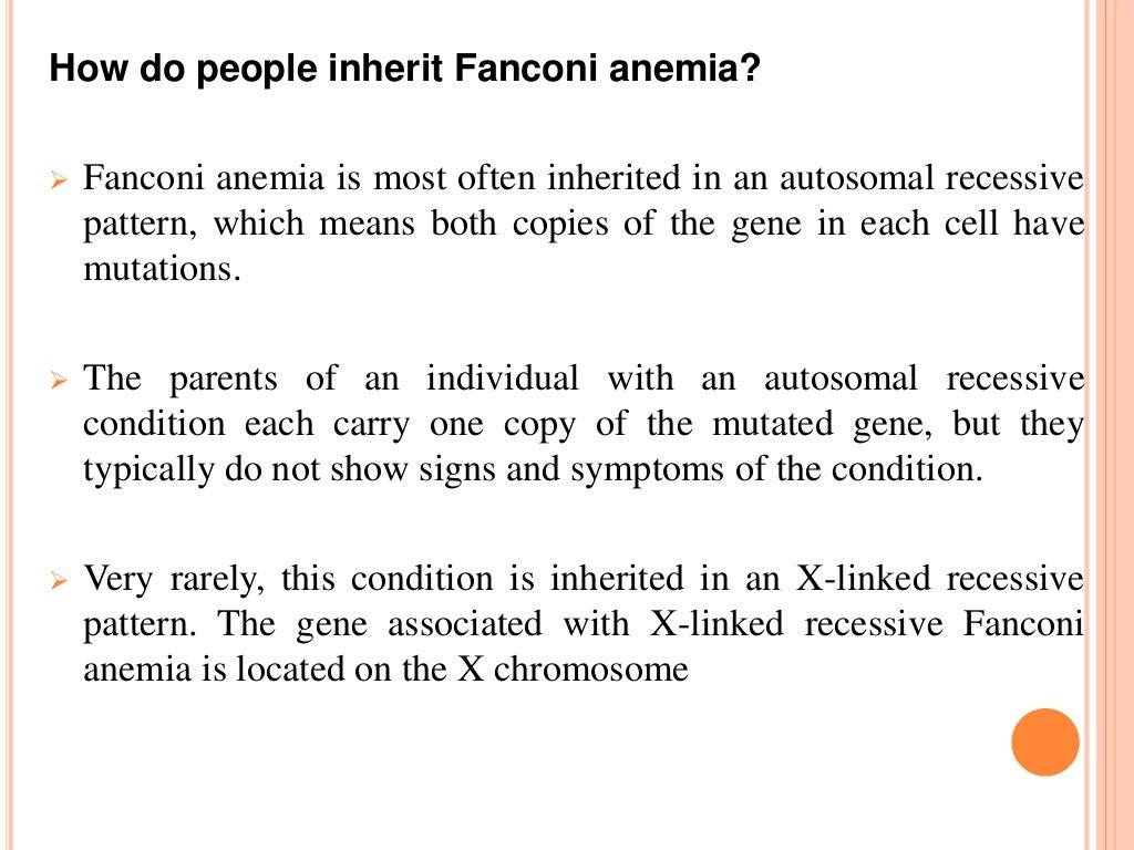 Fanconi anemia