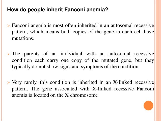 Fanconi anemia