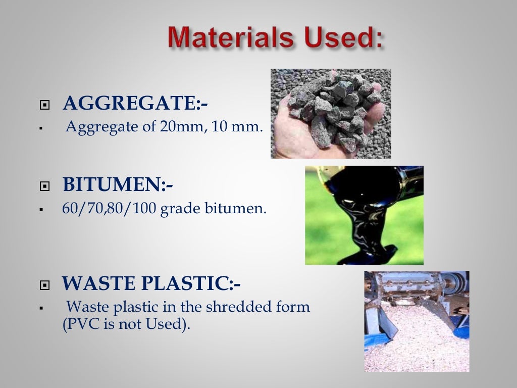Use of Plastic Waste in Construction of flexible Pavement A Creative…