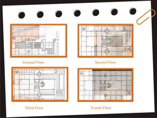 Ground Floor Second Floor
Third Floor Fourth Floor
 