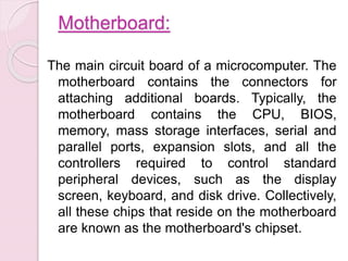 output, processing, communication devices | PPTX