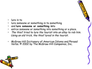 Luring Definition Presentation about online shopping | PPT