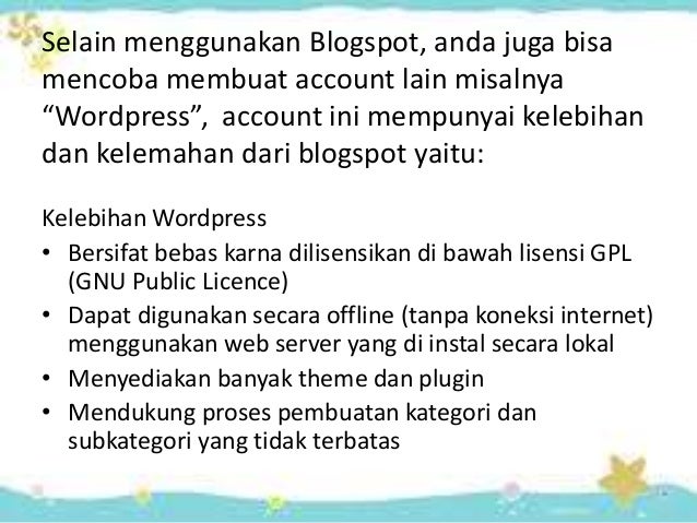 Cara Membuat Blog serta Kelebihan dan Kekurangan Blog