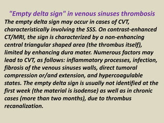 Normal Delta Sign Presentation1.pptx, radiological classical signs and appearances in ...