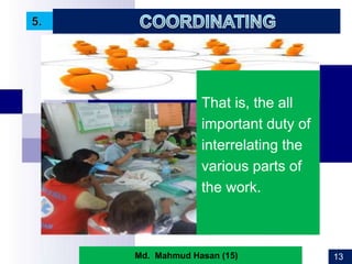 16
That is, the all
important duty of
interrelating the
various parts of
the work.
13Md. Mahmud Hasan (15)
 