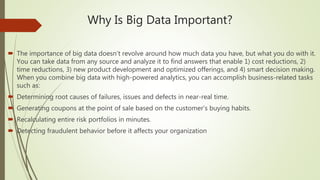 References
 http://www.tutorialspoint.com/hadoop/
 http://www.sas.com/en_th/insights/big-data/what-is-big-data.html
 ht...