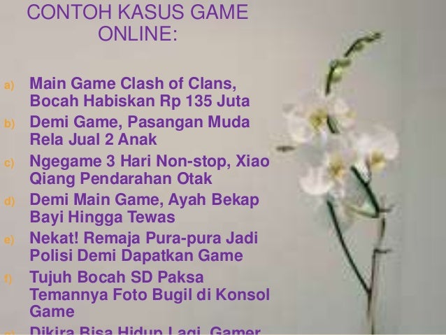 Perilaku Adiksi Game Online